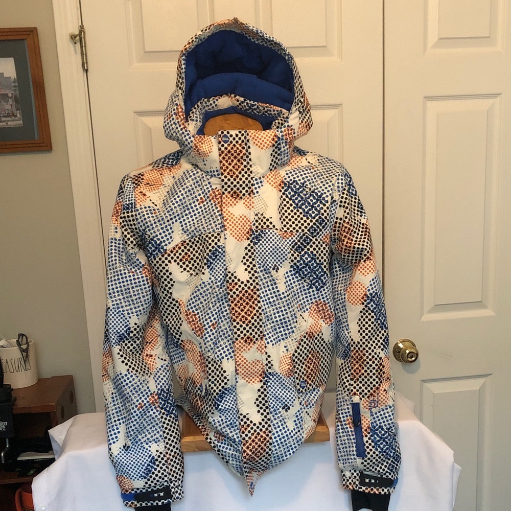 Phibee Skiwear Kids Ski Jacket - Blue and Black